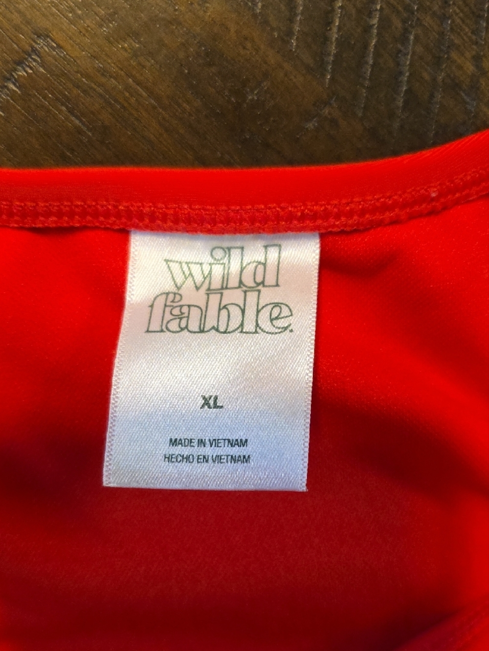wild fable Red Triangle String Bikini Set - Picture 2 of 5